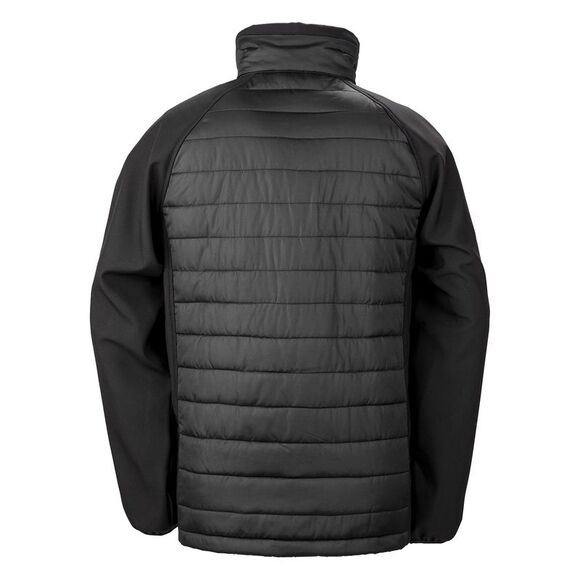 Result Womens/Ladies Compass Soft Shell Jacket / Black - Picture 2 of 3